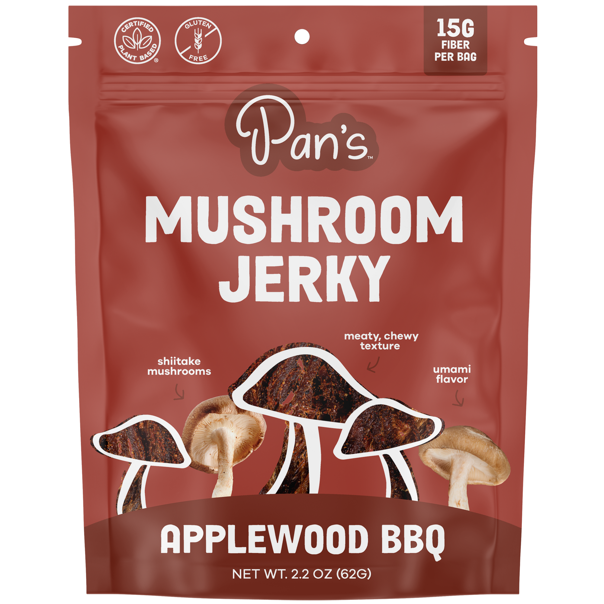 Applewood BBQ Mushroom Jerky