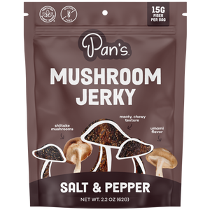 Salt & Pepper Mushroom Jerky